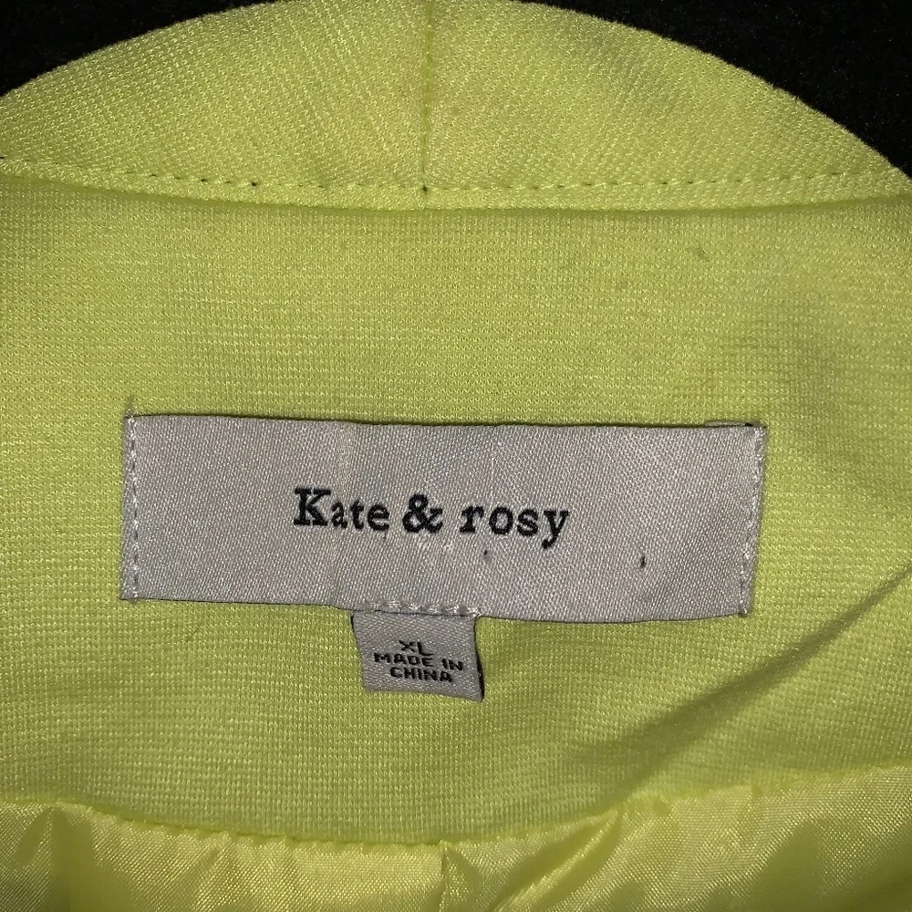 Kate & Rosy Neon Yellow/Green Blazer - Picture 2 of 8